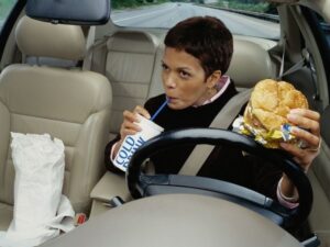 Eating While Driving ticket