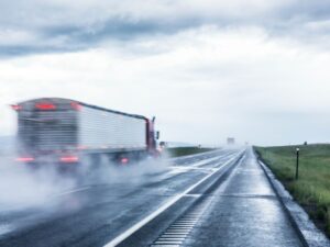 truck accidents caused by hydroplaning
