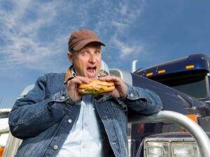 Truck Accidents Caused by Eating or Drinking Behind the Wheel